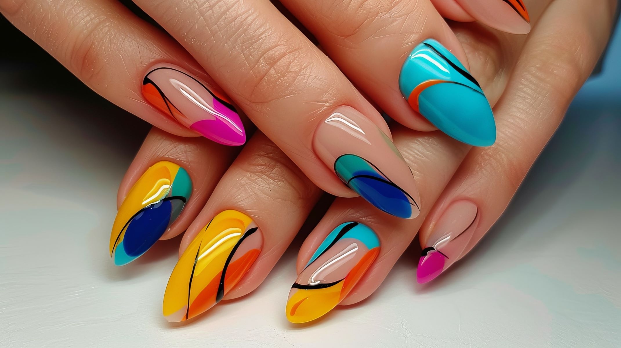 Tendências em Decoração e Formatos em Unhas de Gel e Fibra