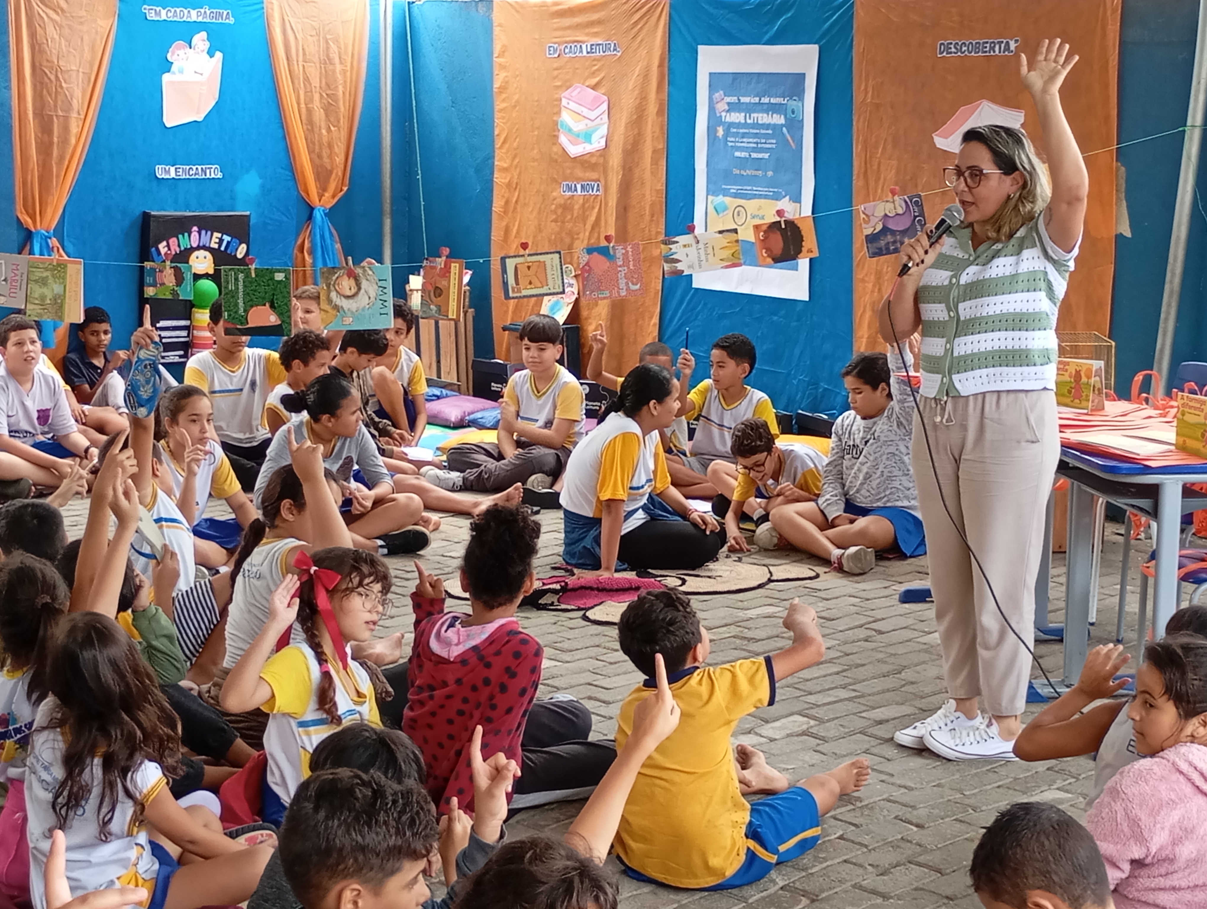 Produzido com apoio do Senac-ES, livro infantil é lançado em escola pública de Marataízes